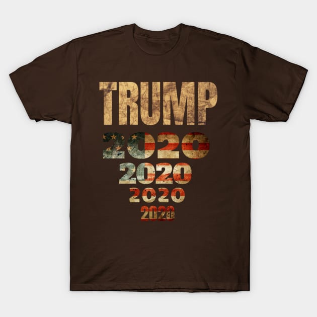 Donald Trump 2020 for President T-Shirt by KimLeex